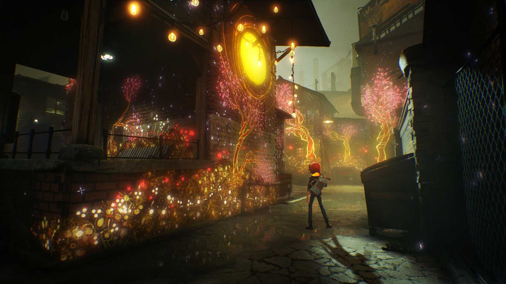 A screenshot of Ash in Concrete Genie
