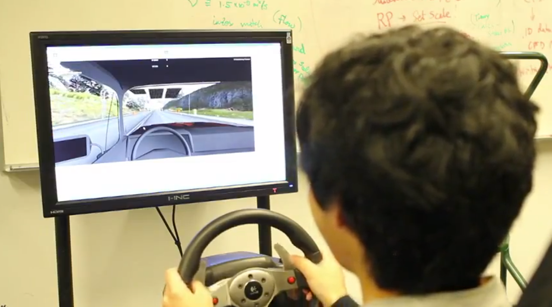 Students develop driving sim to teach driver safety
