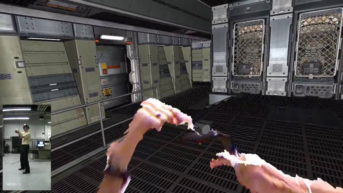 VR developer explores 'the reality of head-mounted displays' with Doom ...