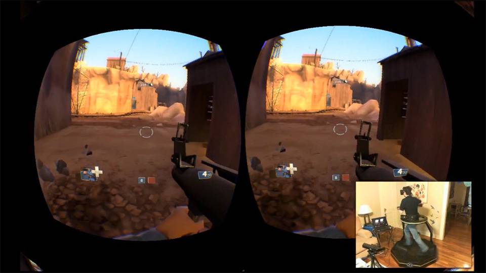 Vr Tf Team Fortress 2 with Oculus Rift and VR treadmill looks immersive ...
