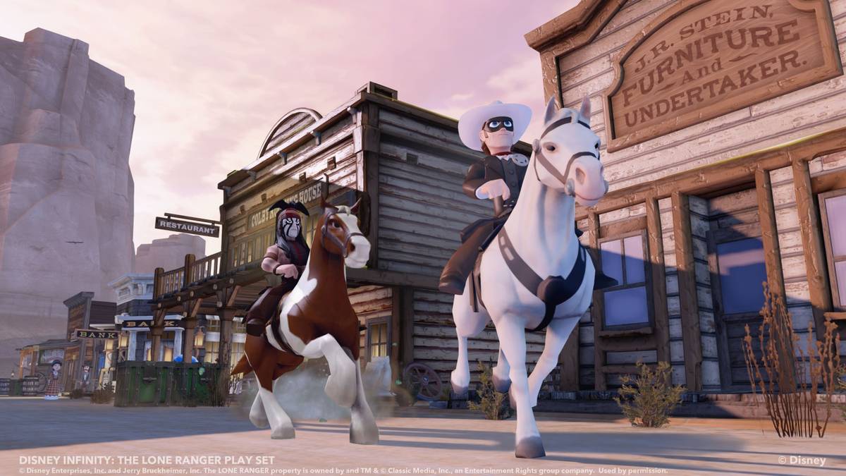 Disney Infinity's The Lone Ranger set draws influences from the Wild West