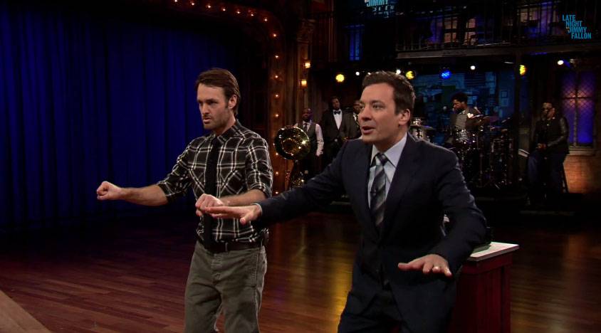 Jimmy Fallon demos Xbox One in a video segment
