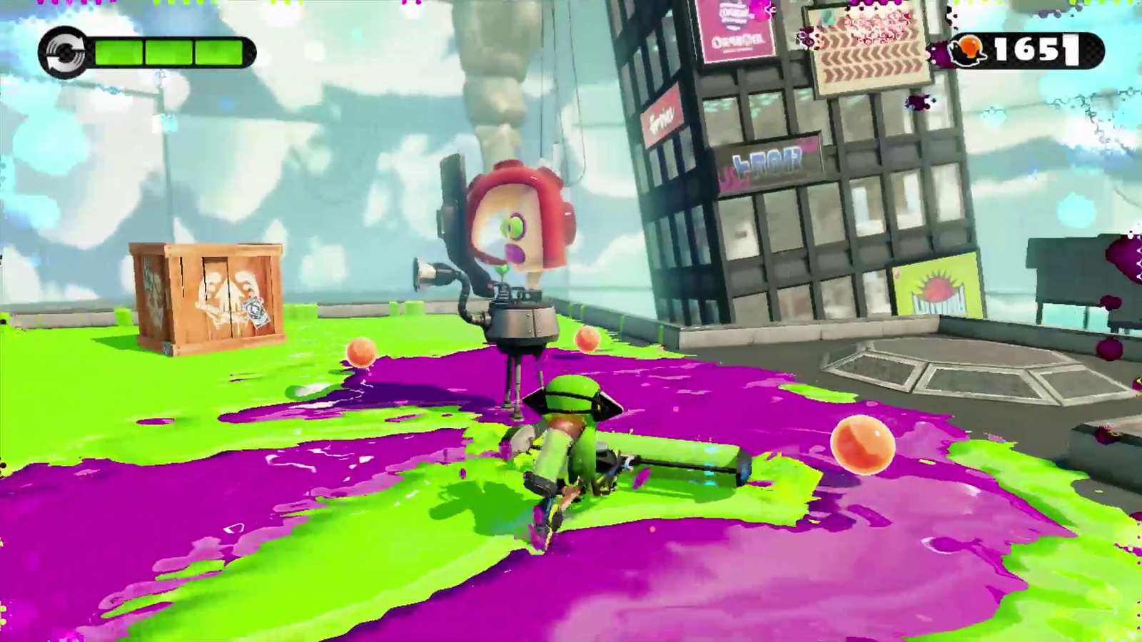 Splatoon Simular Game How Splatoon plays as a single-player game