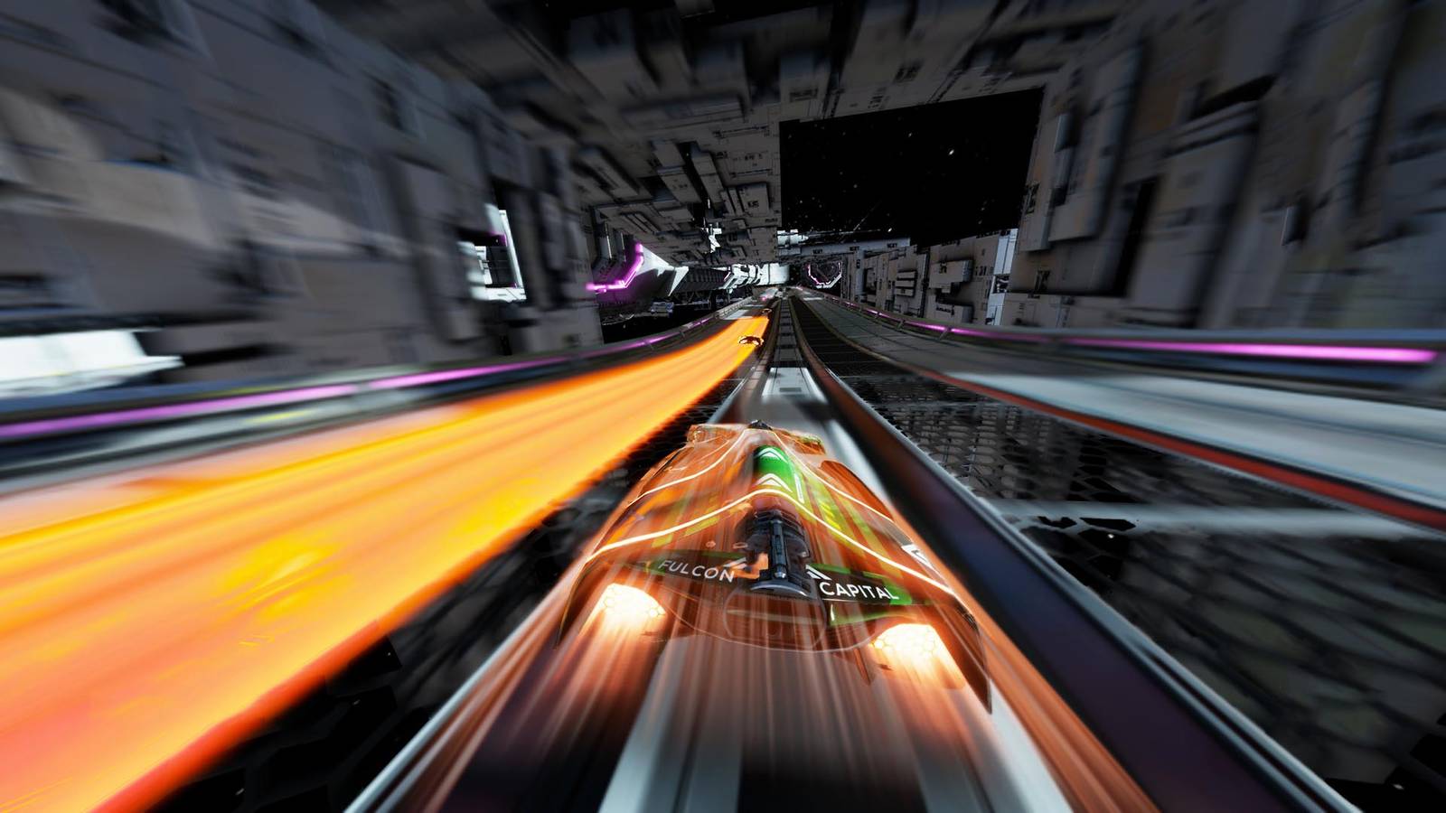 Direct-feed gameplay from Fast Racing Neo, the Wii U's blisteringly ...
