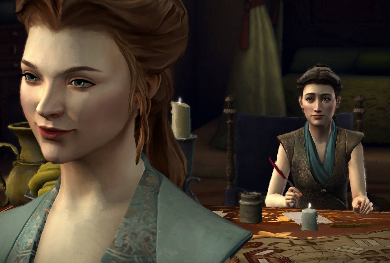 Skyrim Hermaeus Mora and Miraak Double-Sided T-Shirt – Drippy Souls, image size:1600x1080