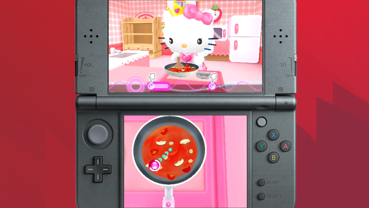 Hello Kitty's Magic Apron is a disturbing mashup of Elite Beat Agents ...