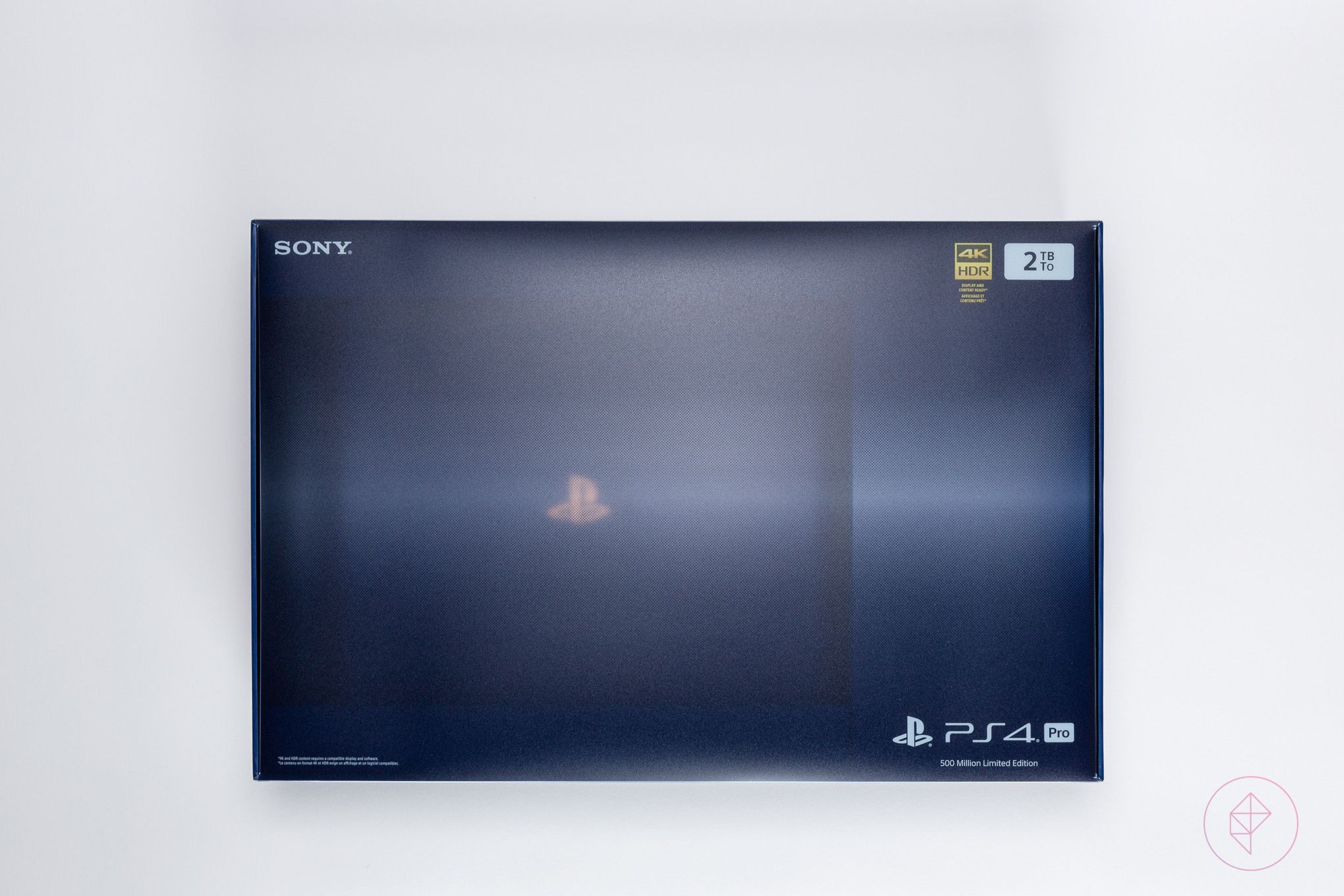 500 Million Limited Edition PS4 Pro detailed in close-up unboxing