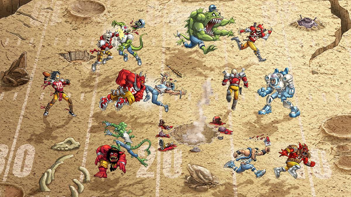 Tarjeta de juego MD de 16 bits de Mutant League Football para cartucho