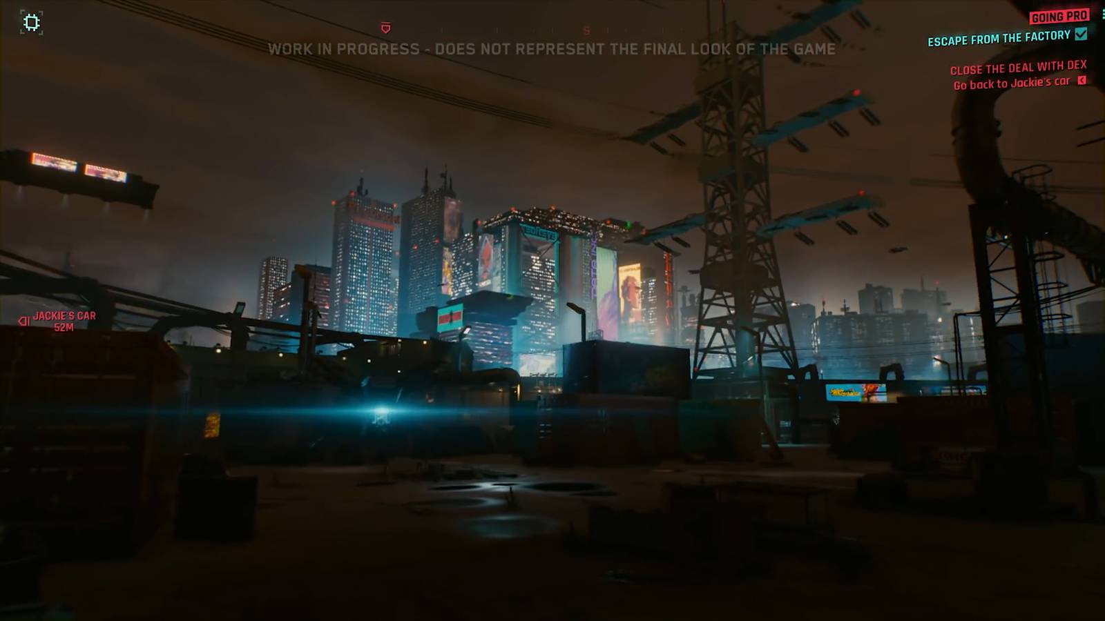 Cyberpunk 2077 looks amazing at night