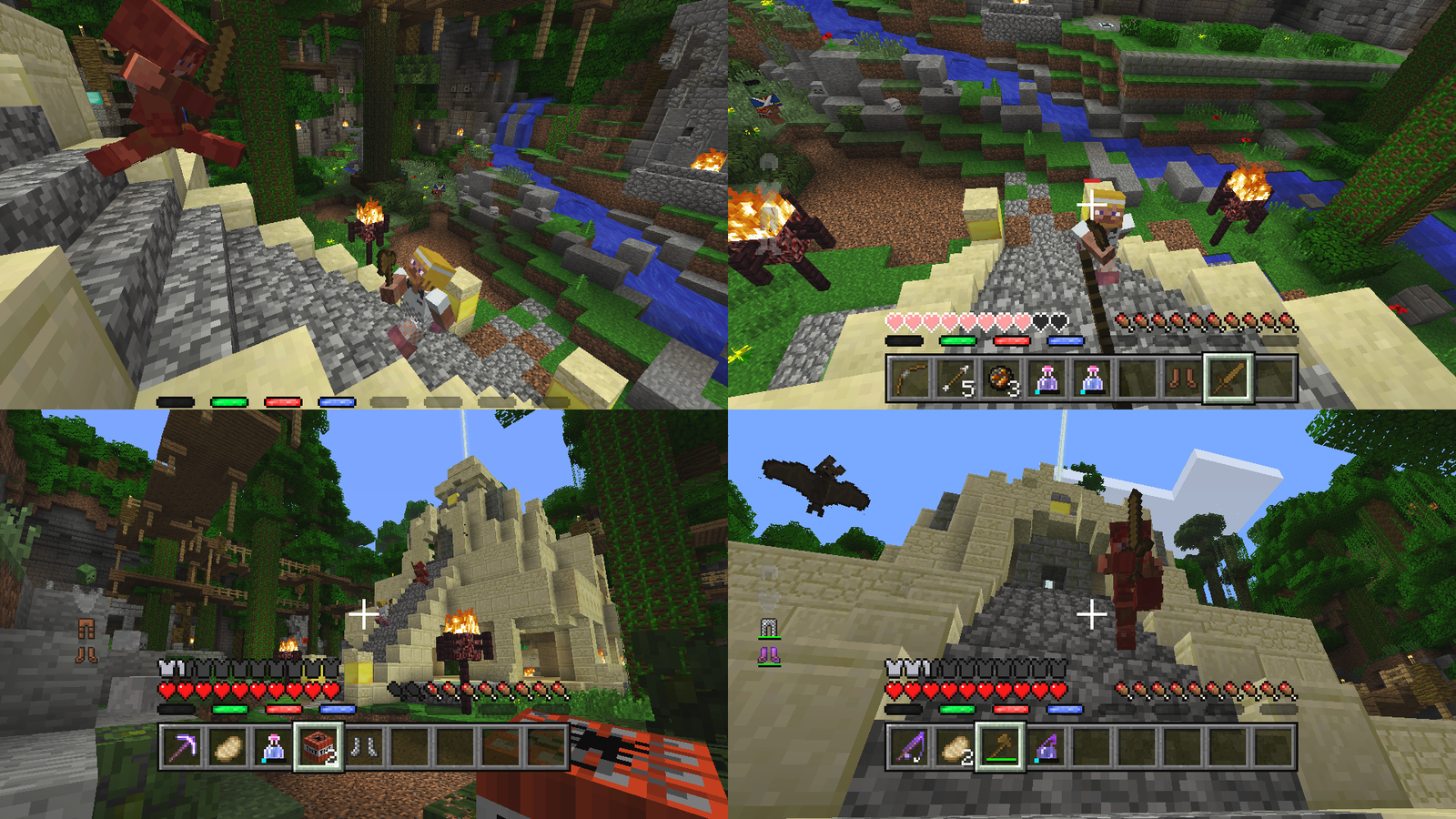 Minecraft Console Edition Battle mini game