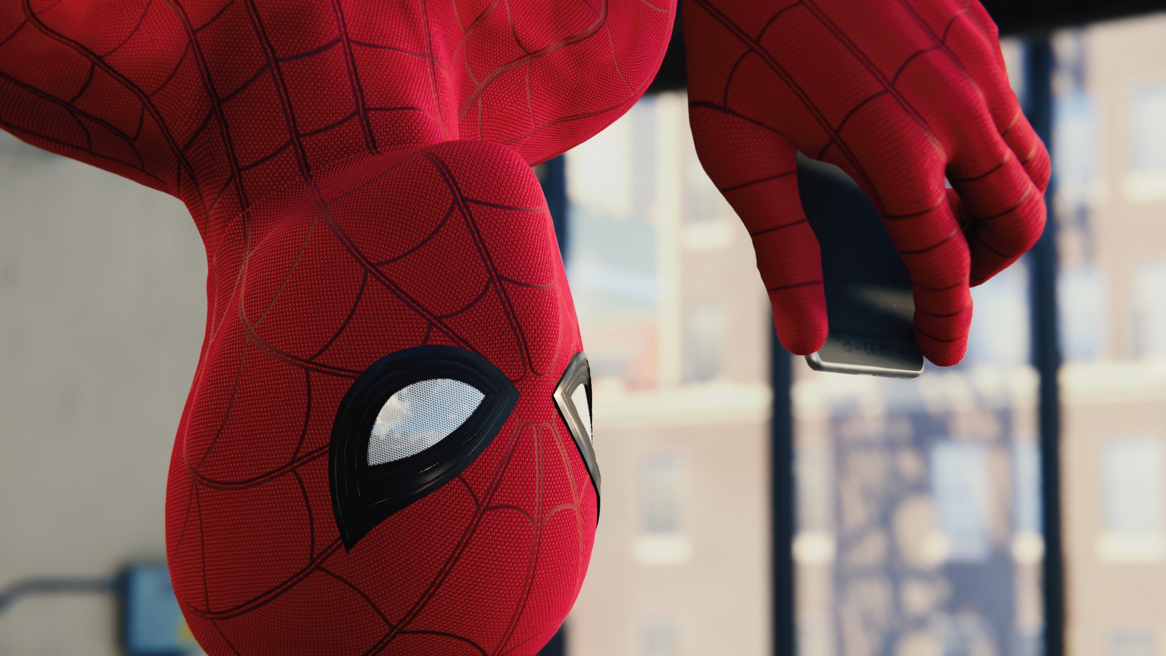 What kind of phone does Spider-Man use?
