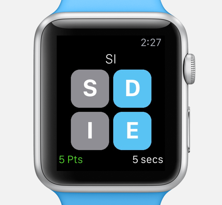 Apple Watch's four-letter word game