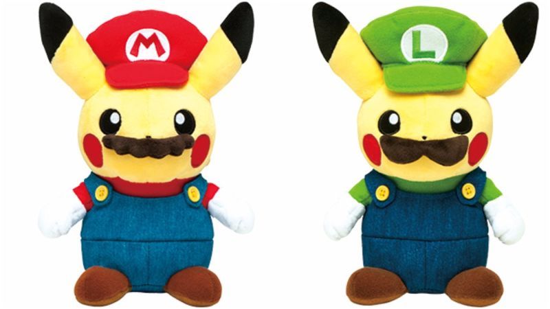 Take a look at the limited edition Mario Pikachu merchandise
