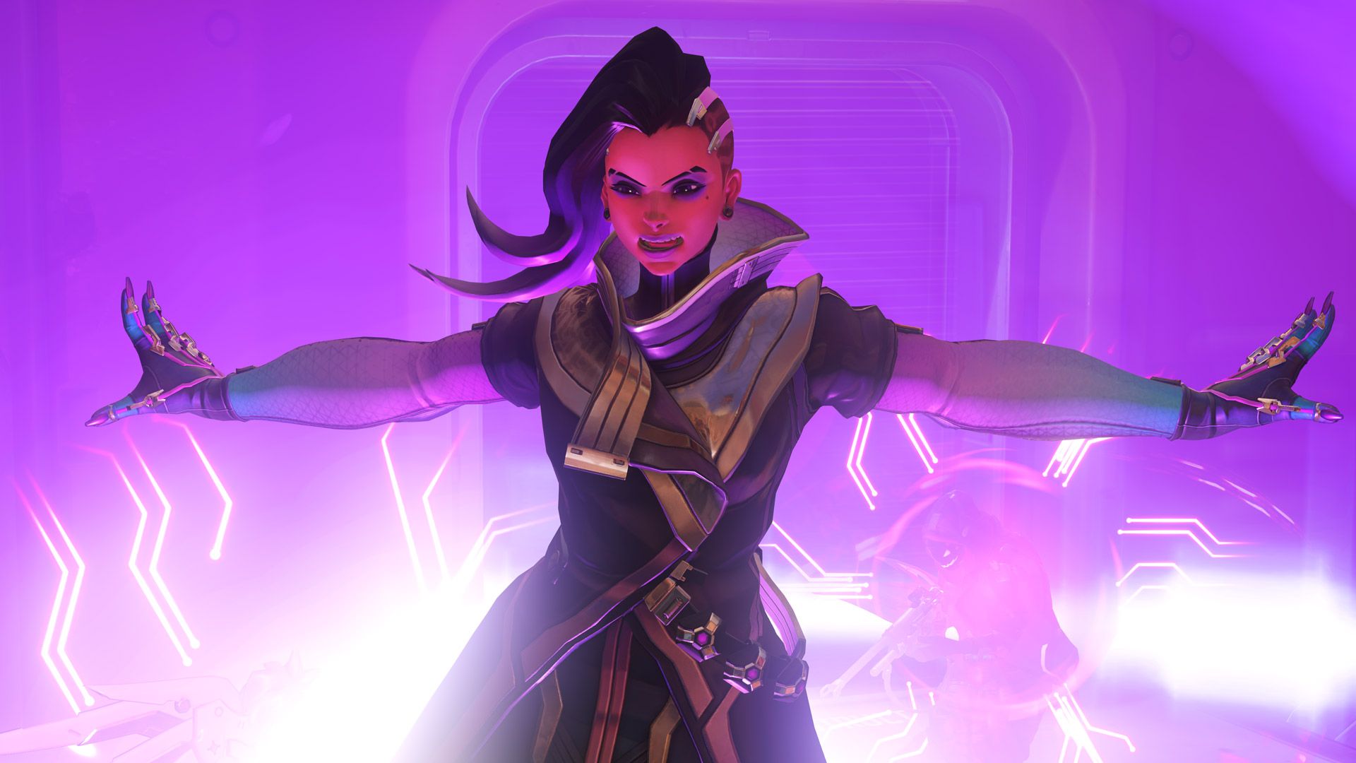 A look at Sombra's early concepts and her legendary skins