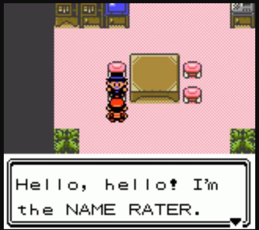 Pokemon Name Rater You should give your Pokémon a nickname