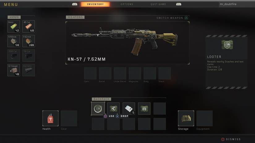 Call of Duty: Black Ops 4 Blackout weapons and items guide