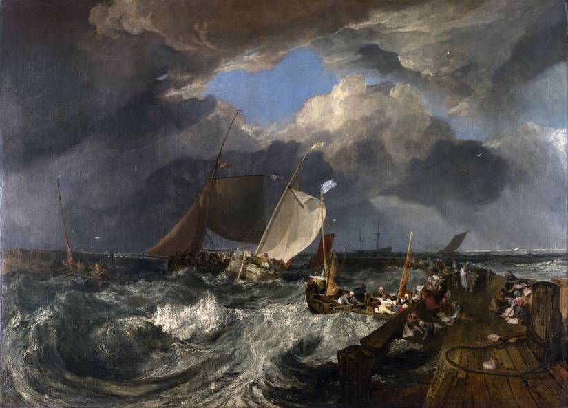 Calais Pier by J.M.W. Turner