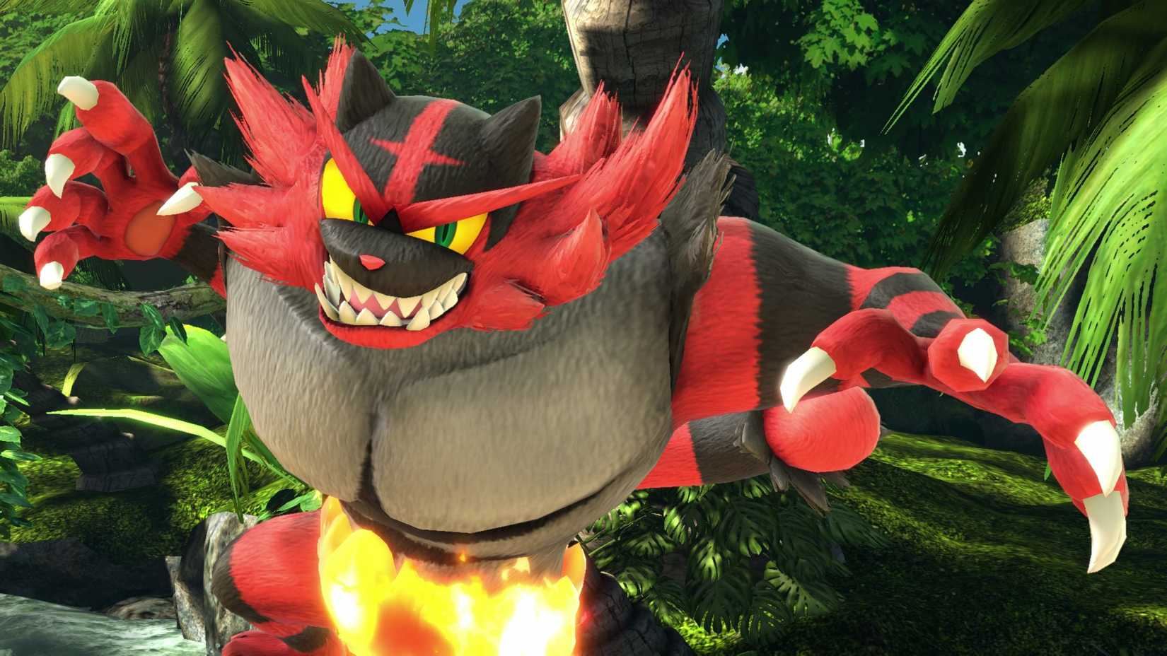 Screen of Incineroar in Smash