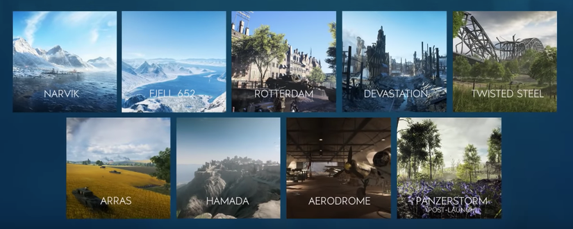 Battlefield 5 launch maps range from North Africa to frozen ...