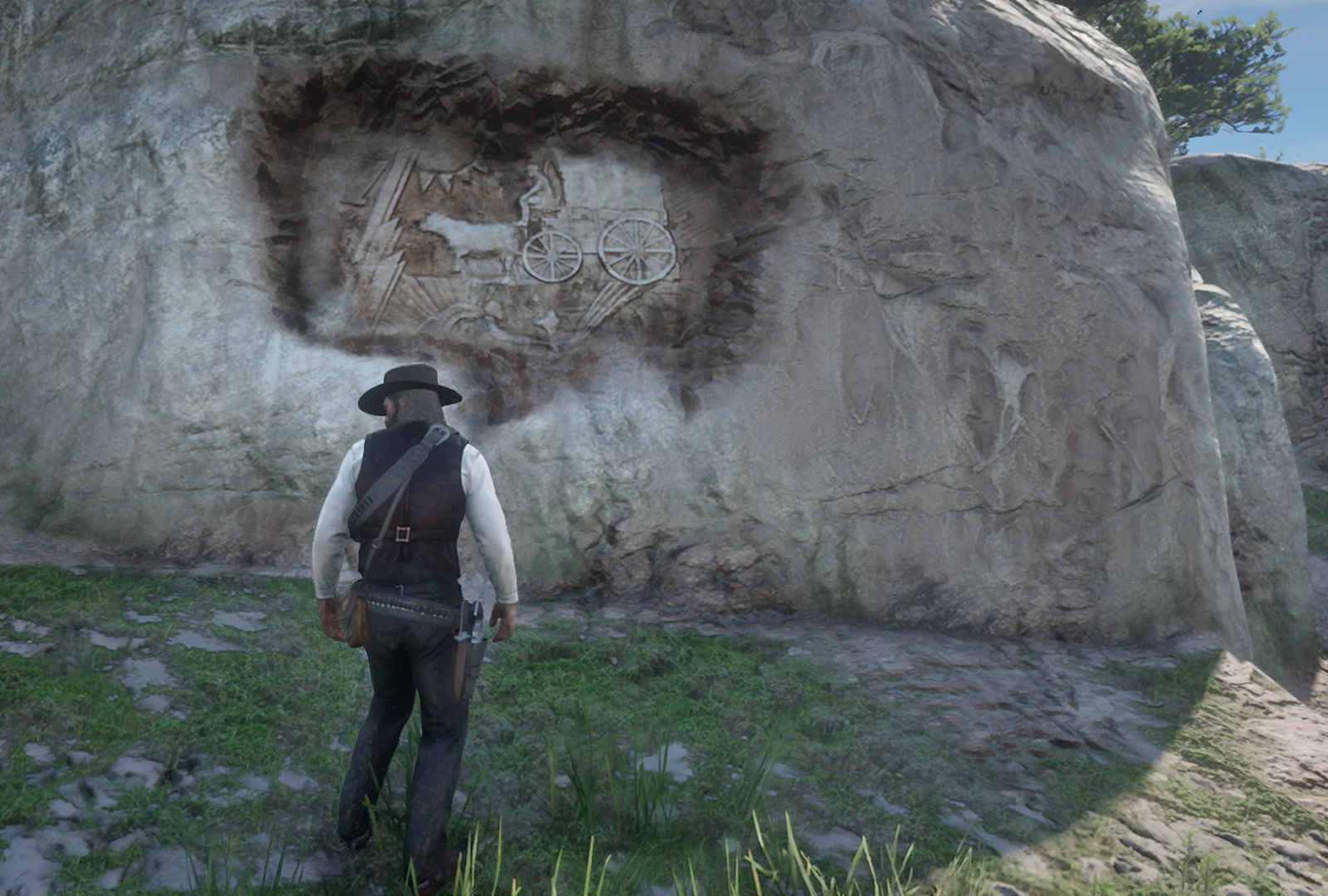 cave drawings rdr2