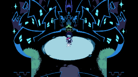 Một cảnh trong game Deltarune