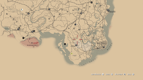 Find Red Dead Redemption 2 Legendary Animals guide with maps