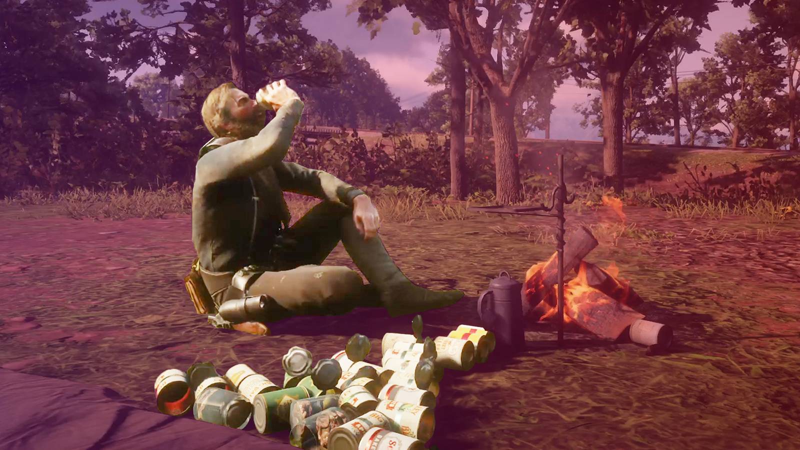 Gaining weight in Red Dead Redemption 2 is hard