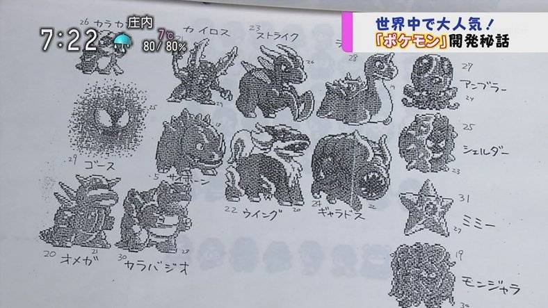Rejected Pokémon Red and Blue designs emerge