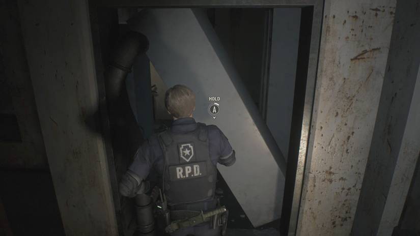 Resident Evil 2 Machinery Room boss fight walkthrough
