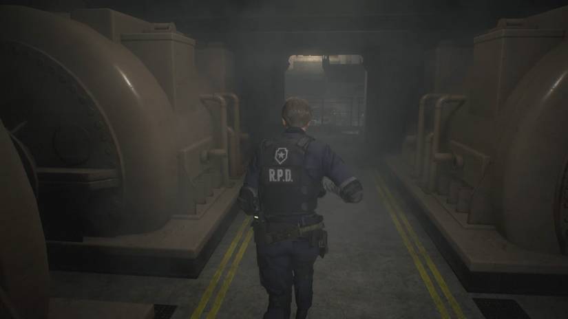 Resident Evil 2 Leon [2nd] Machinery Room boss fight walkthrough