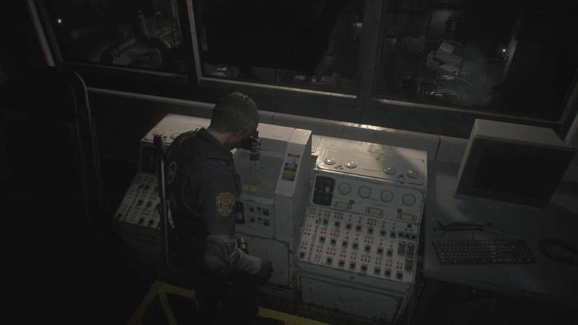 Resident Evil 2 Machinery Room boss fight walkthrough