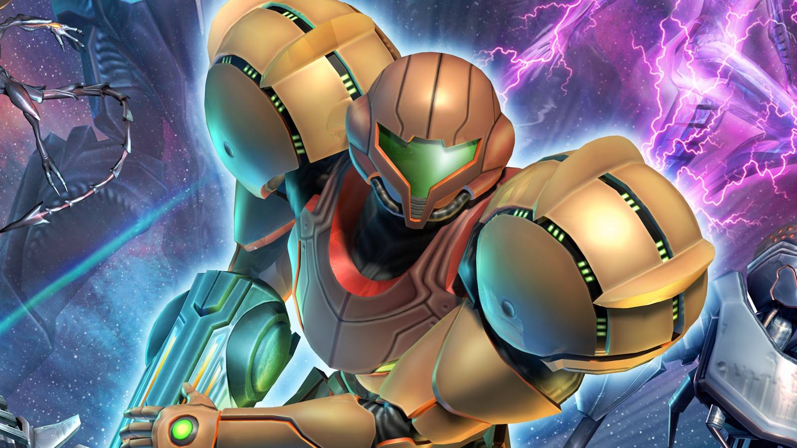 Artwork of Samus Aran from Metroid Prime 3: Corruption.