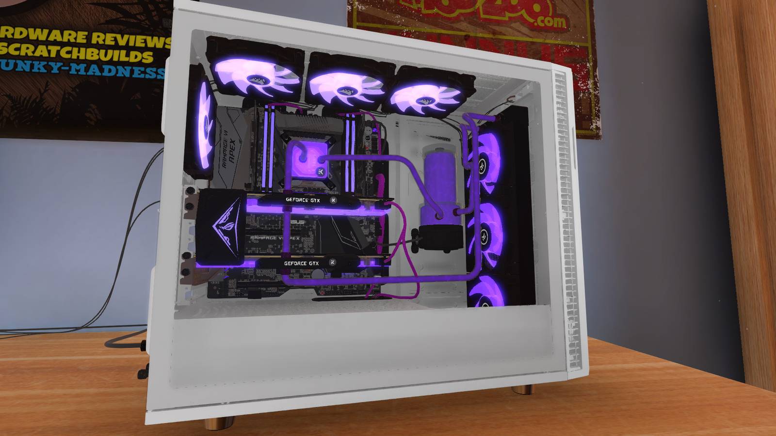 PC Building Simulator leaves early access on Steam, adds Nvidia hardware