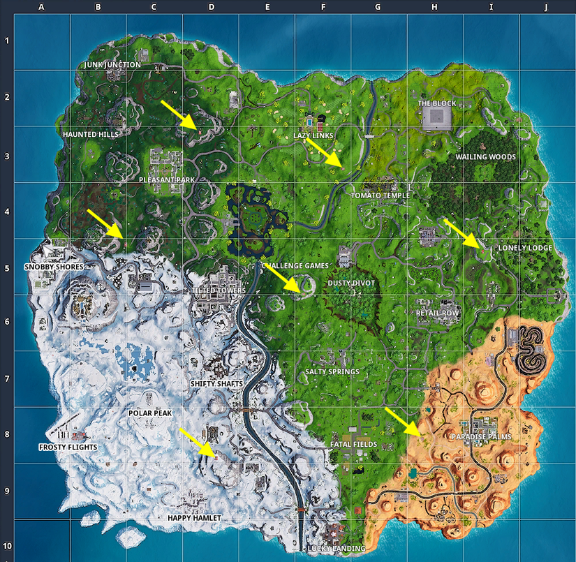 Fortnite challenge guide: Visit Expedition Outposts in a single match