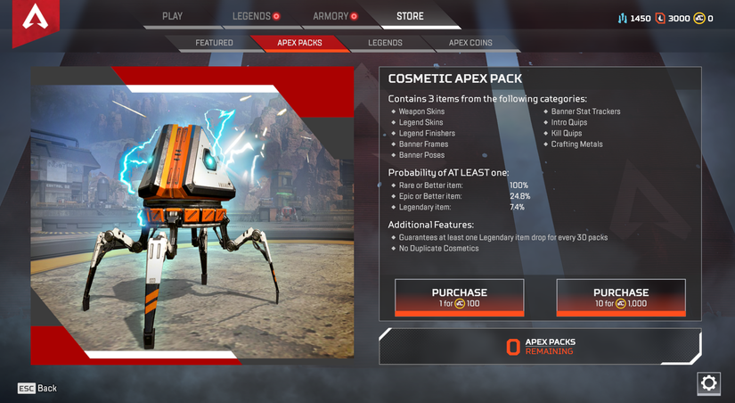 We spent $100 on Apex Legends loot boxes, but you shouldn’t