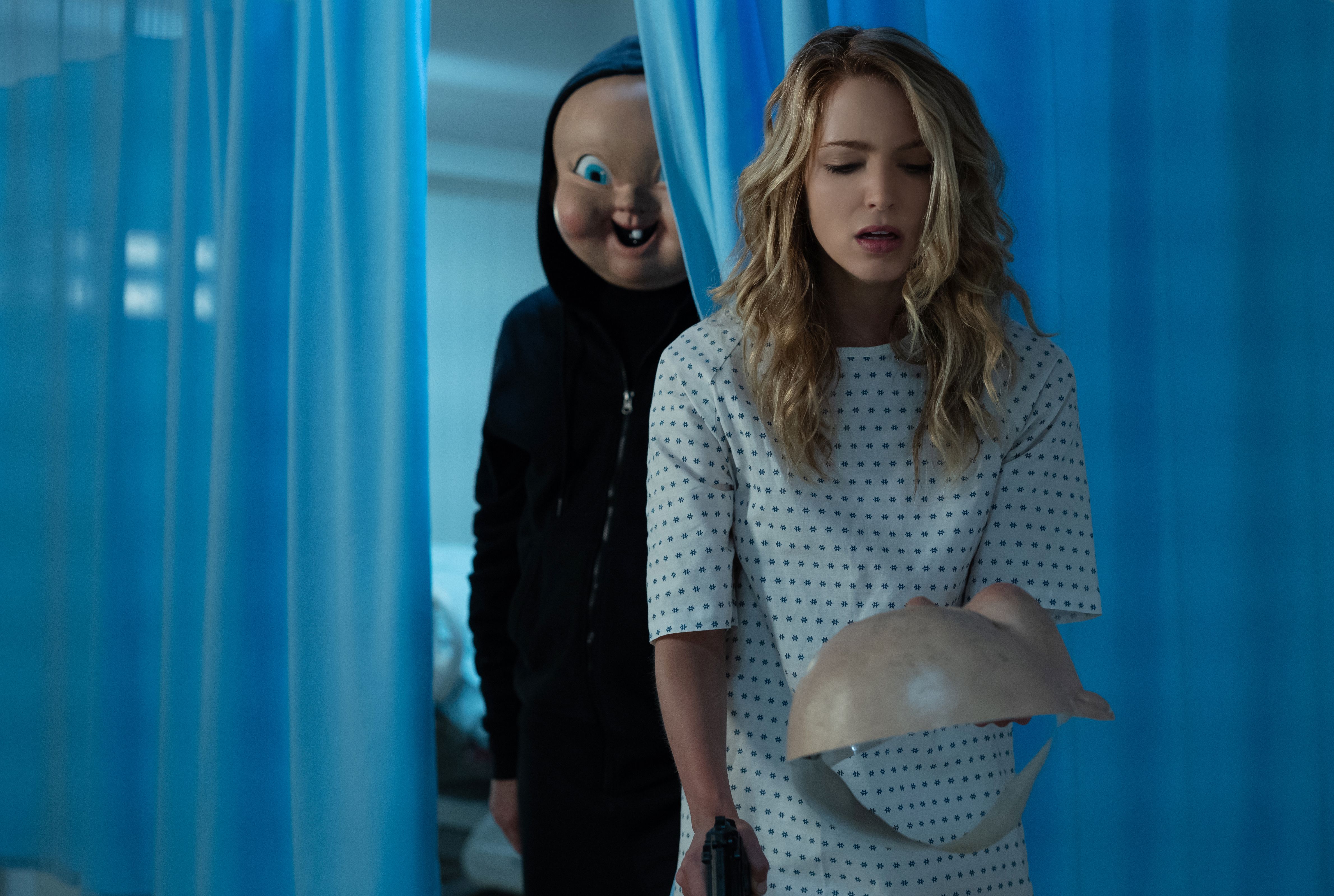 Babyface and Tree (Jessica Rothe) in Happy Death Day 2U