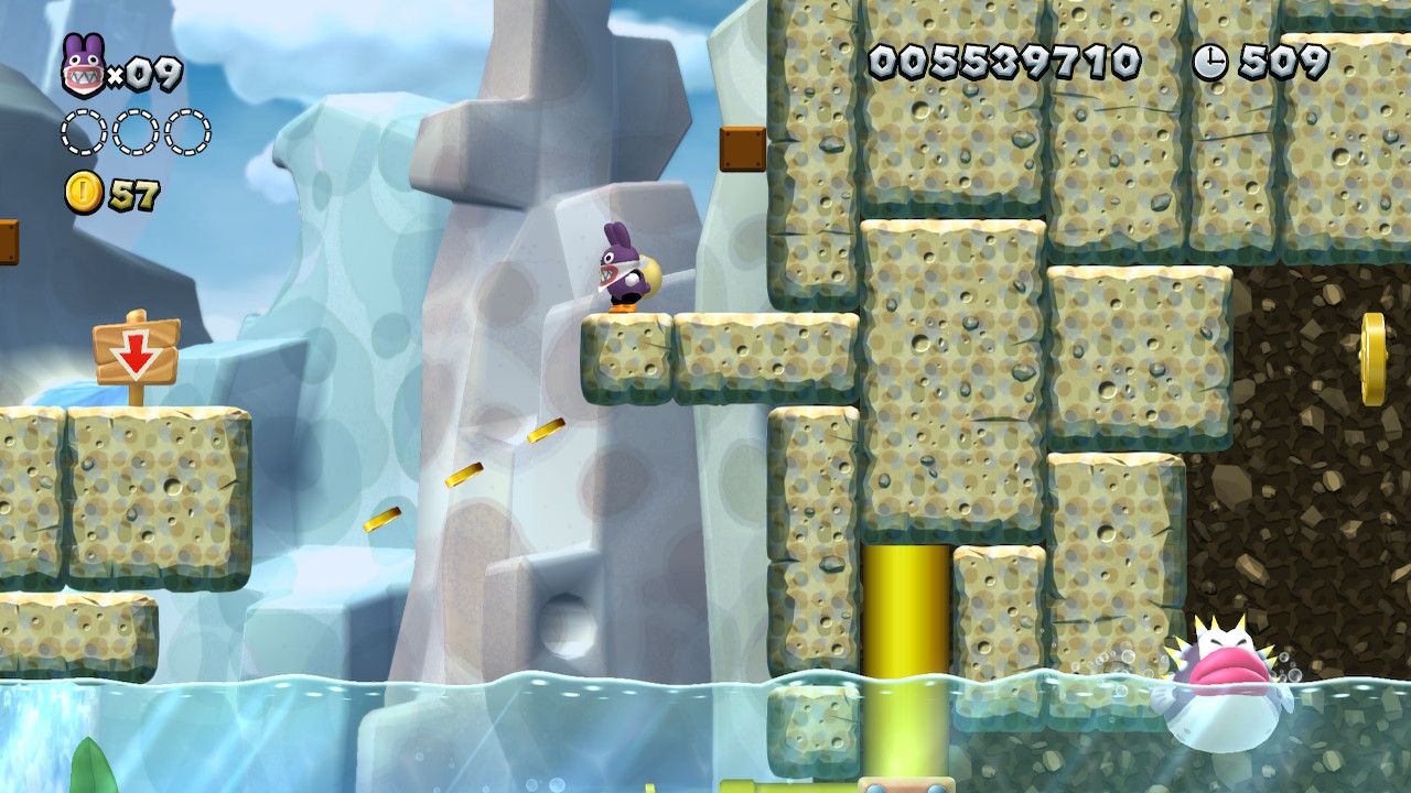 Rock-Candy Mines Star Coins locations: New Super Mario Bros