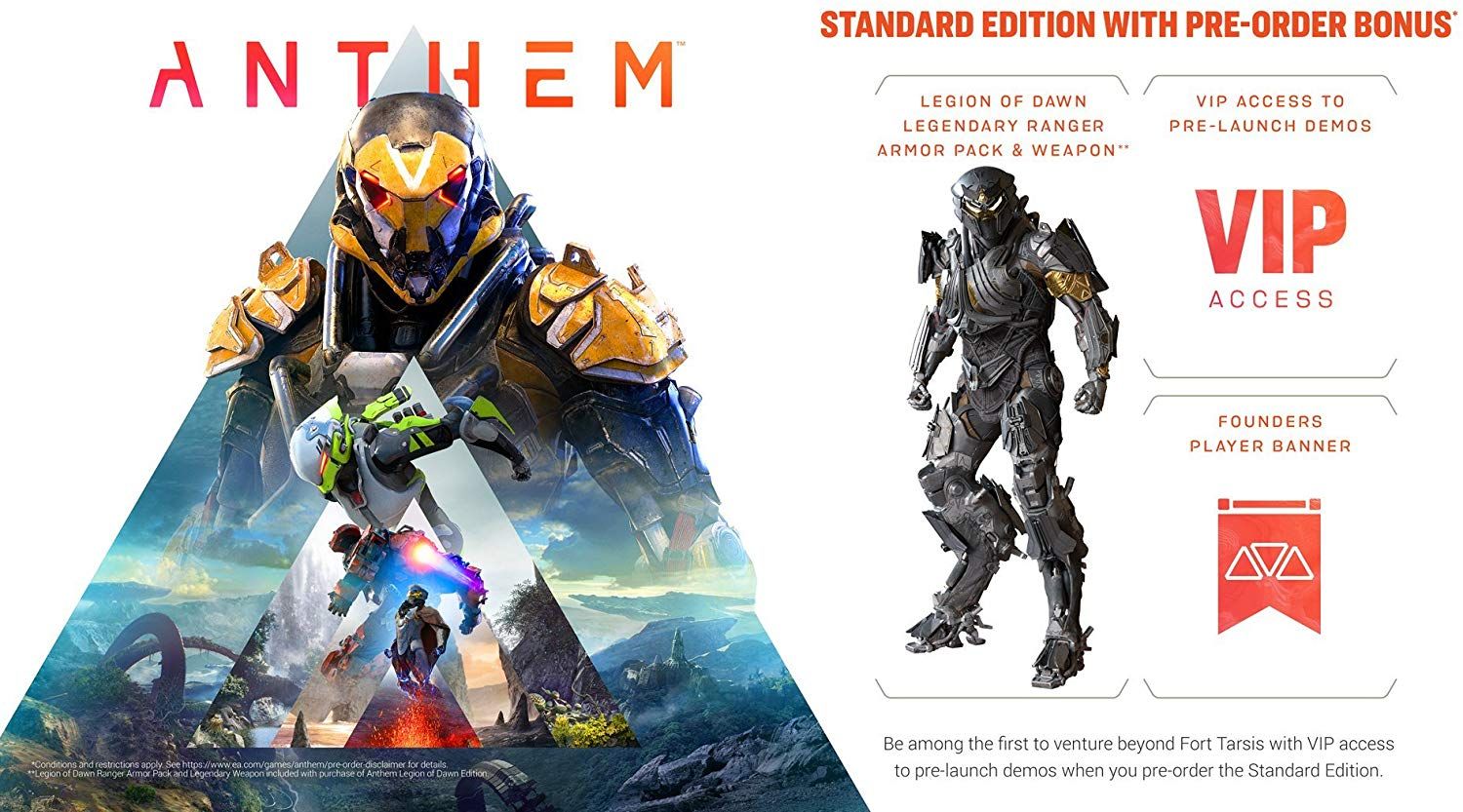 Anthem(アンセム) Legion of Dawn Edition ?夜明けの団コロッサス、ストーム、レンジャー、インターセプターエキソスーツアーマ 非常に良い】 Anthem アンセム Legion of Dawn Edition 【限定版同梱物