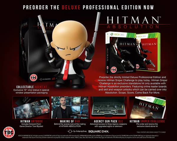 Hitman Absolution Professional 'Hitman: Absolution Deluxe Professional Edition' unveiled, includes ...
