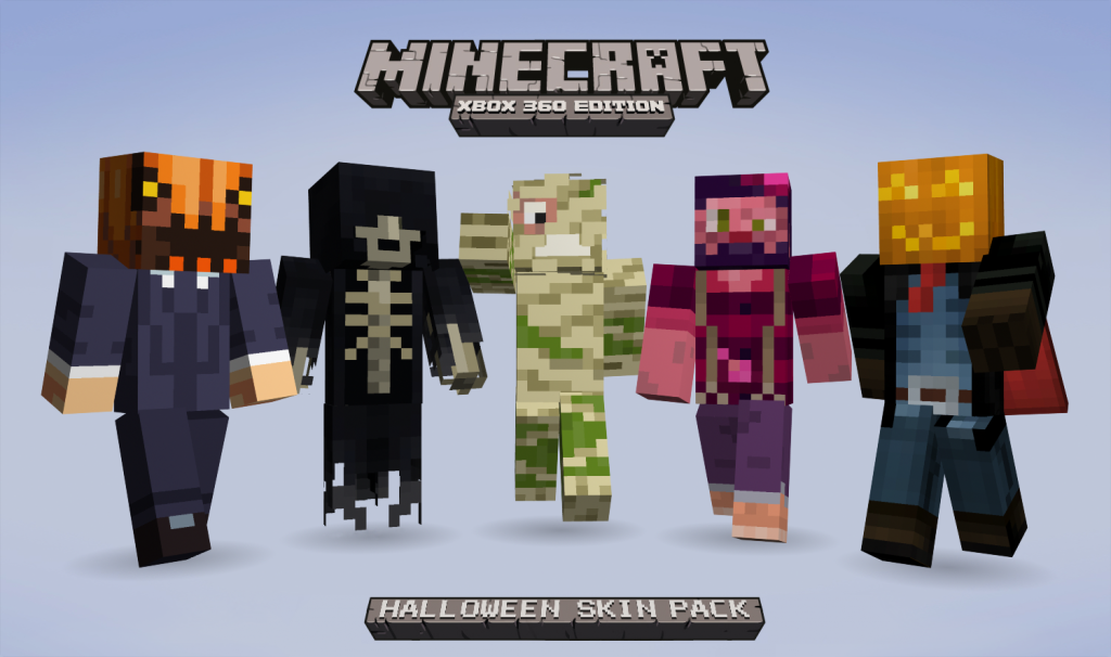 Minecraft Xbox 360 getting 55 Halloween costume skins tomorrow