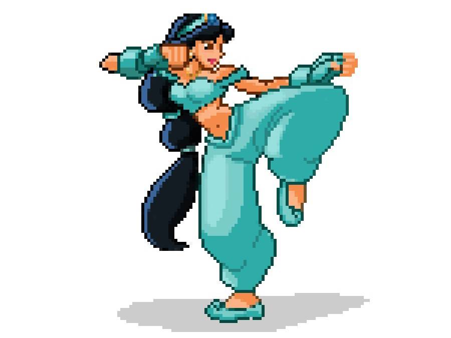 Disney princesses reimagined as Capcom fighters