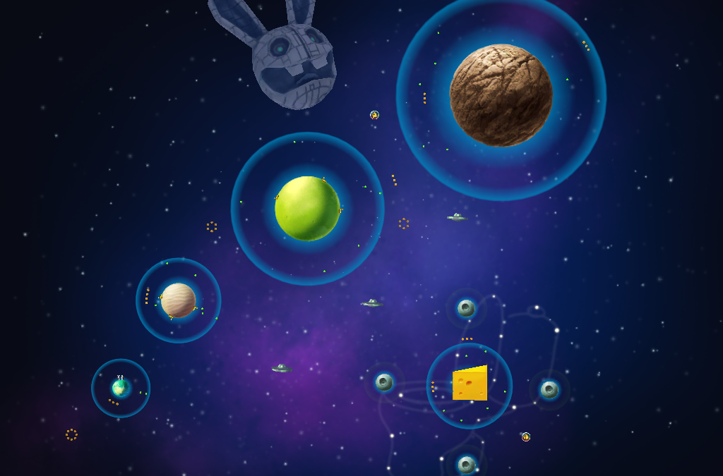 Rabbids are the hardest thing to pilot through space