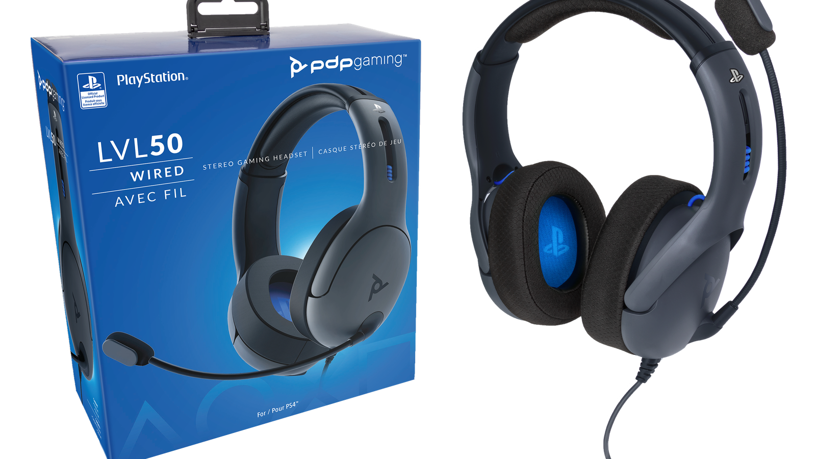 Playstation Lvl50 Wireless Headset Pdp Gaming Lvl 50 Ps4 PDP's