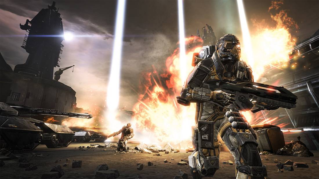 Dust 514 welcomes players back with free dropsuits
