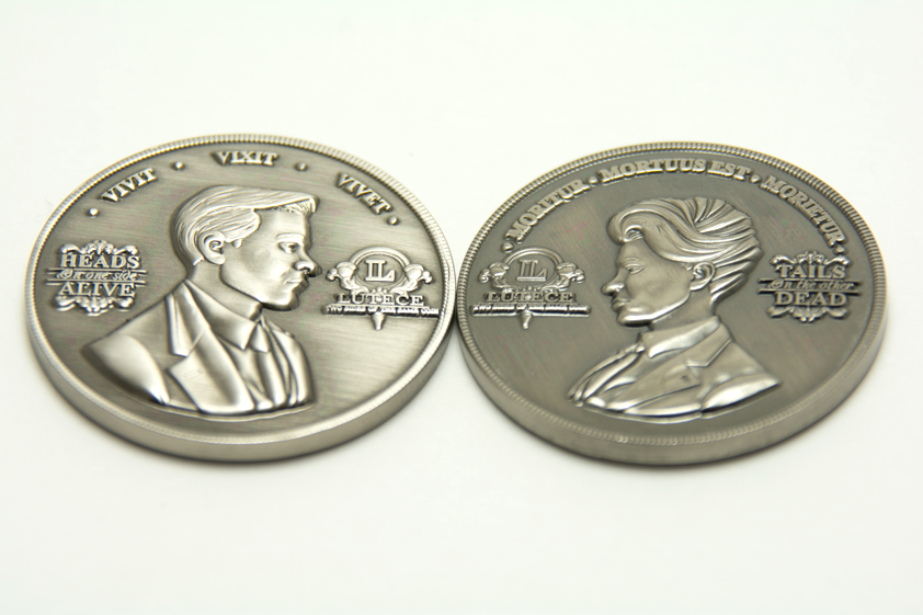 Call heads or tails, alive or dead with these BioShock Infinite coins