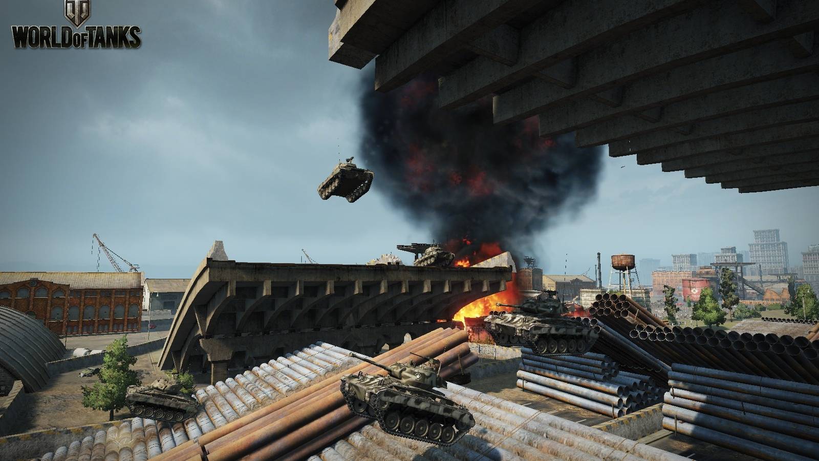 It may sound stupid, but tank racing in action is pretty badass