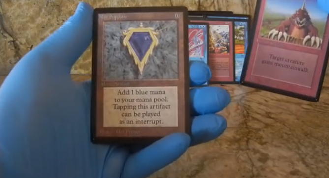 No one loves anything as much as this guy loves finding rare Magic cards