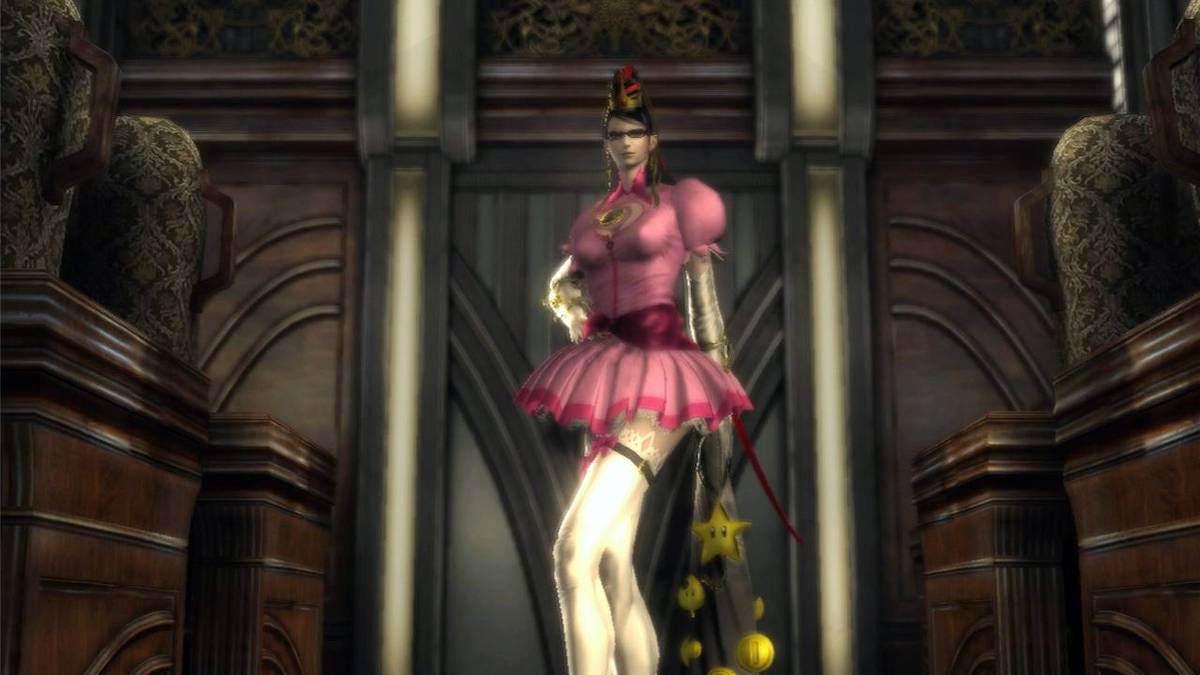 bayonetta pink dress B3 Casual outfit in Bayonetta 2 mod showcase