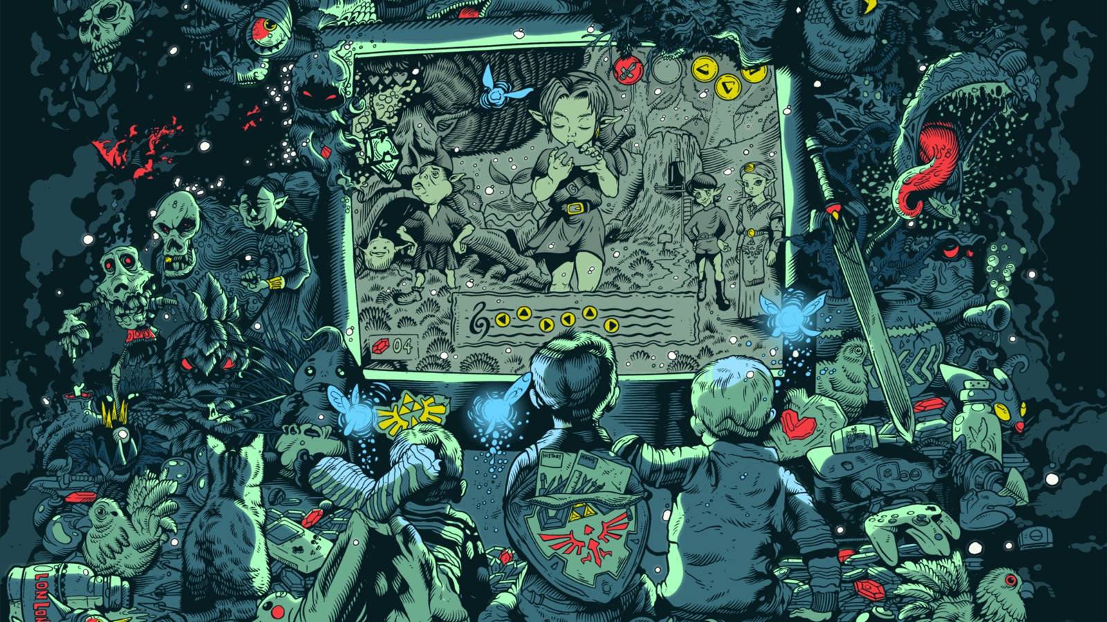 Talented artists take on their gaming memories in eight amazing works