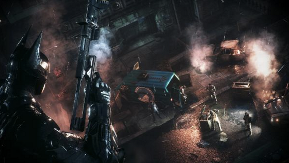 Batman now has a sniper rifle that causes guns to explode